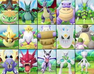 Shiny Evolved Alolan Package - (10x, 6IV, Shiny, Battle Ready) - Pokemon  Let's Go