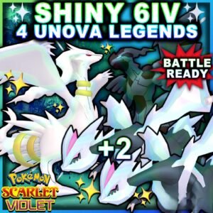 Bundle All Unova Legends Shiny - Pokemon Scarlet & Violet Indigo Disk