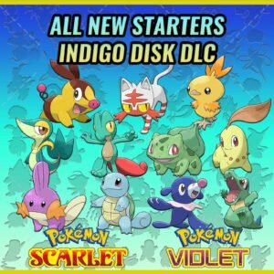Bundle All New Starters Shiny - Pokemon Scarlet & Violet Indigo Disk